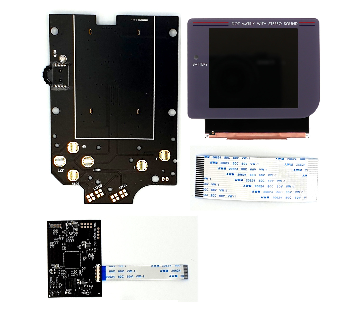 GameBoy Classic: Q5 OSD Laminated Display Kit