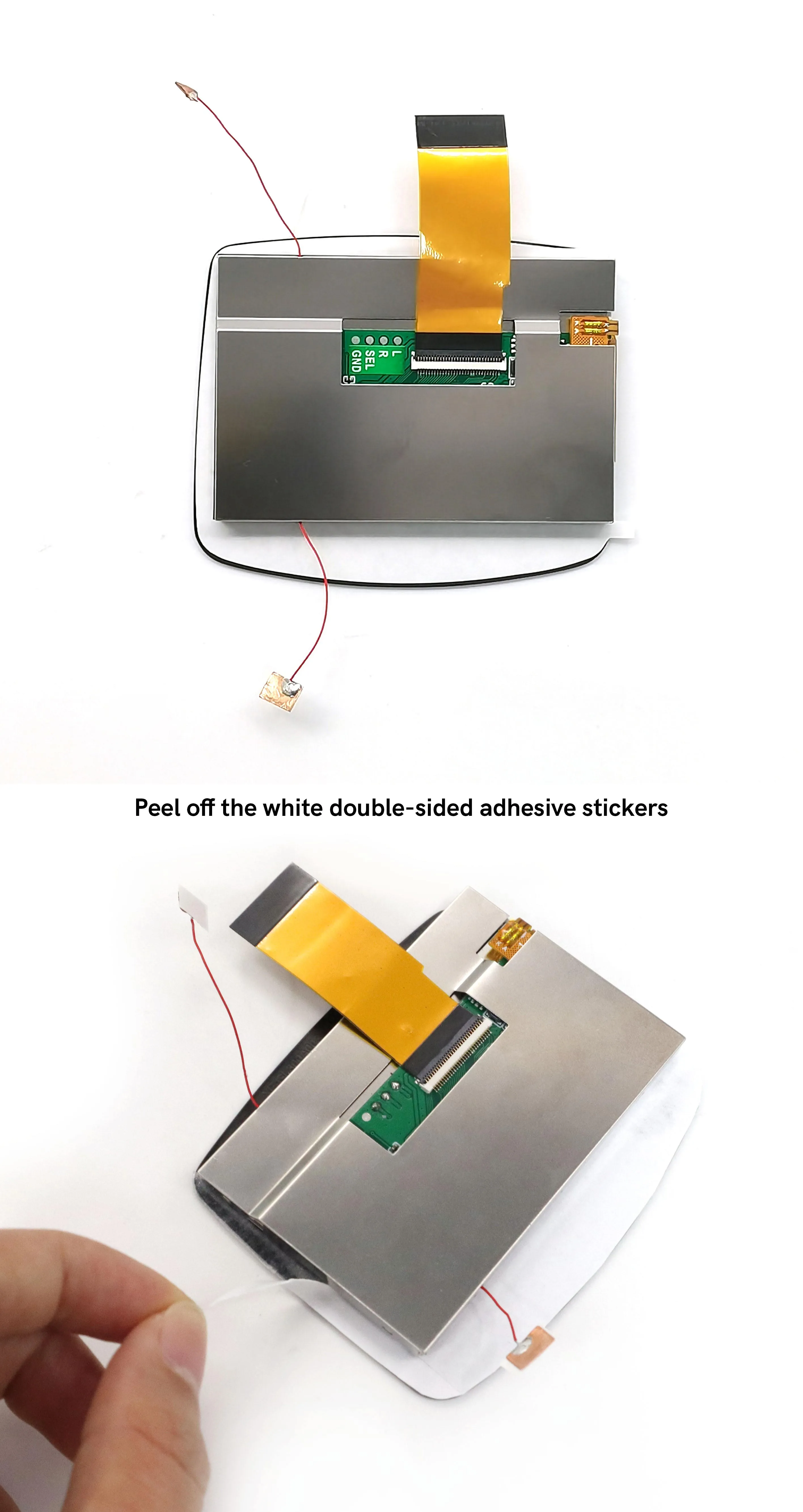GameBoy Advance: Laminated 3.0 Inch 720*480 Display Kit