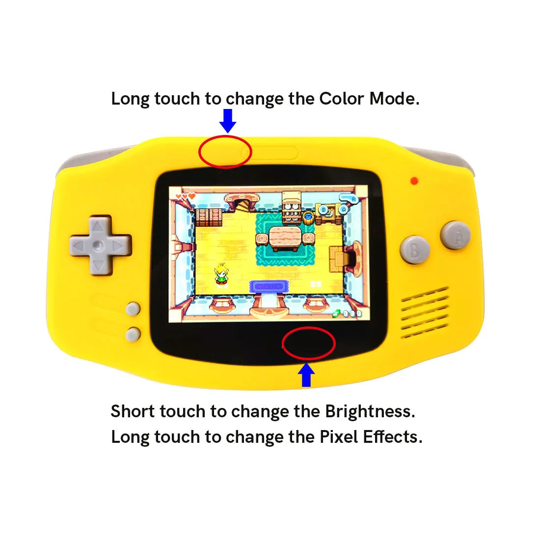 GameBoy Advance: Laminated 3.0 Inch 720*480 Display Kit
