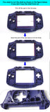 GameBoy Advance: Laminated 3.0 Inch 720*480 Display Kit