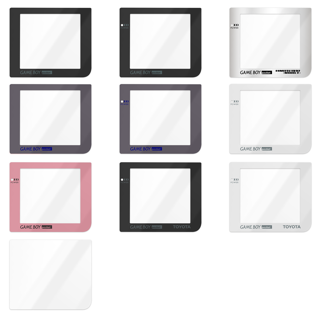 GameBoy Pocket: Scheibe (Echtglas)