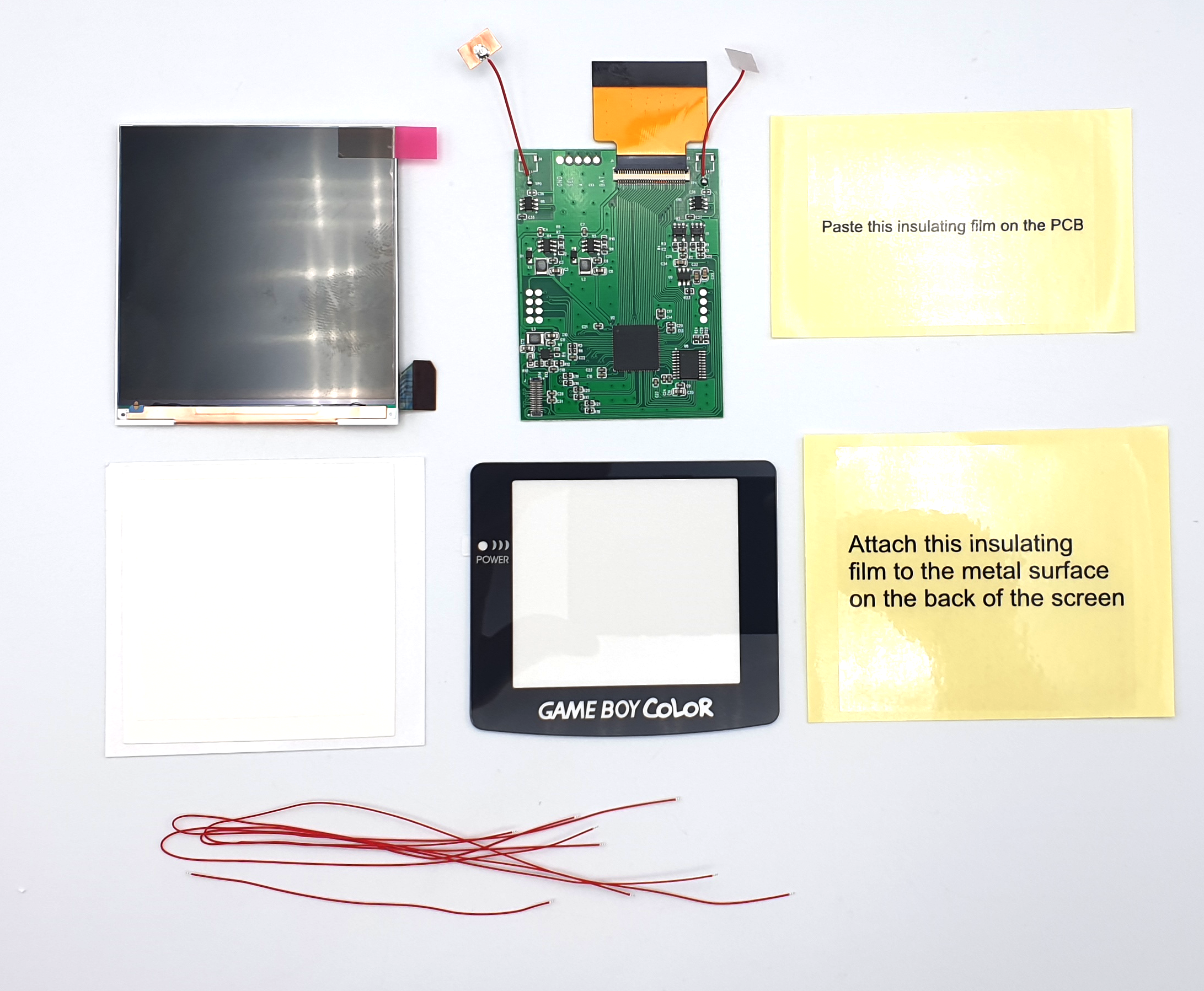 GameBoy Color: Q5 OSD V2 Display Kit
