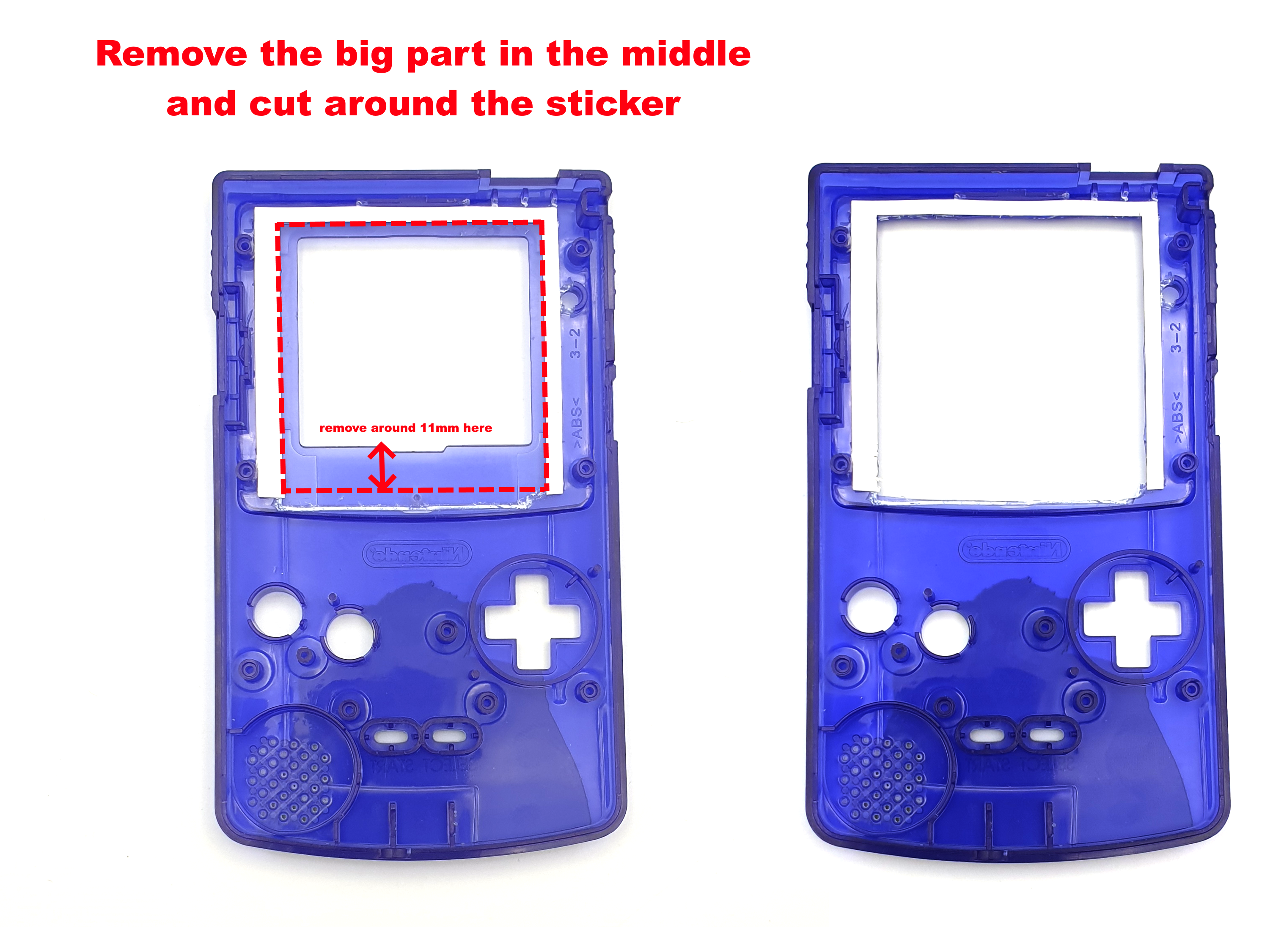 GameBoy Color: Q5 OSD V2 Display Kit
