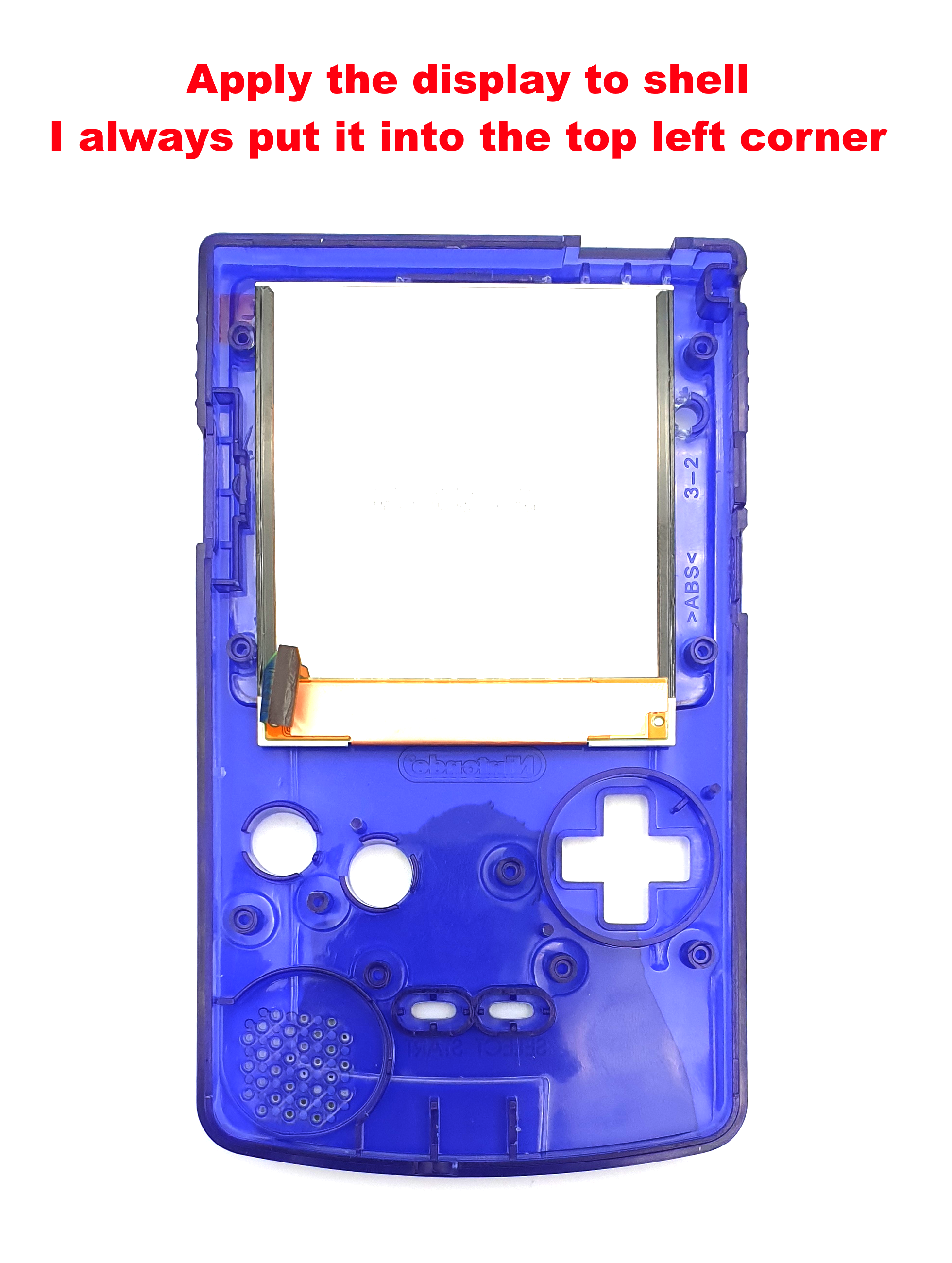 GameBoy Color: Q5 OSD V2 Display Kit
