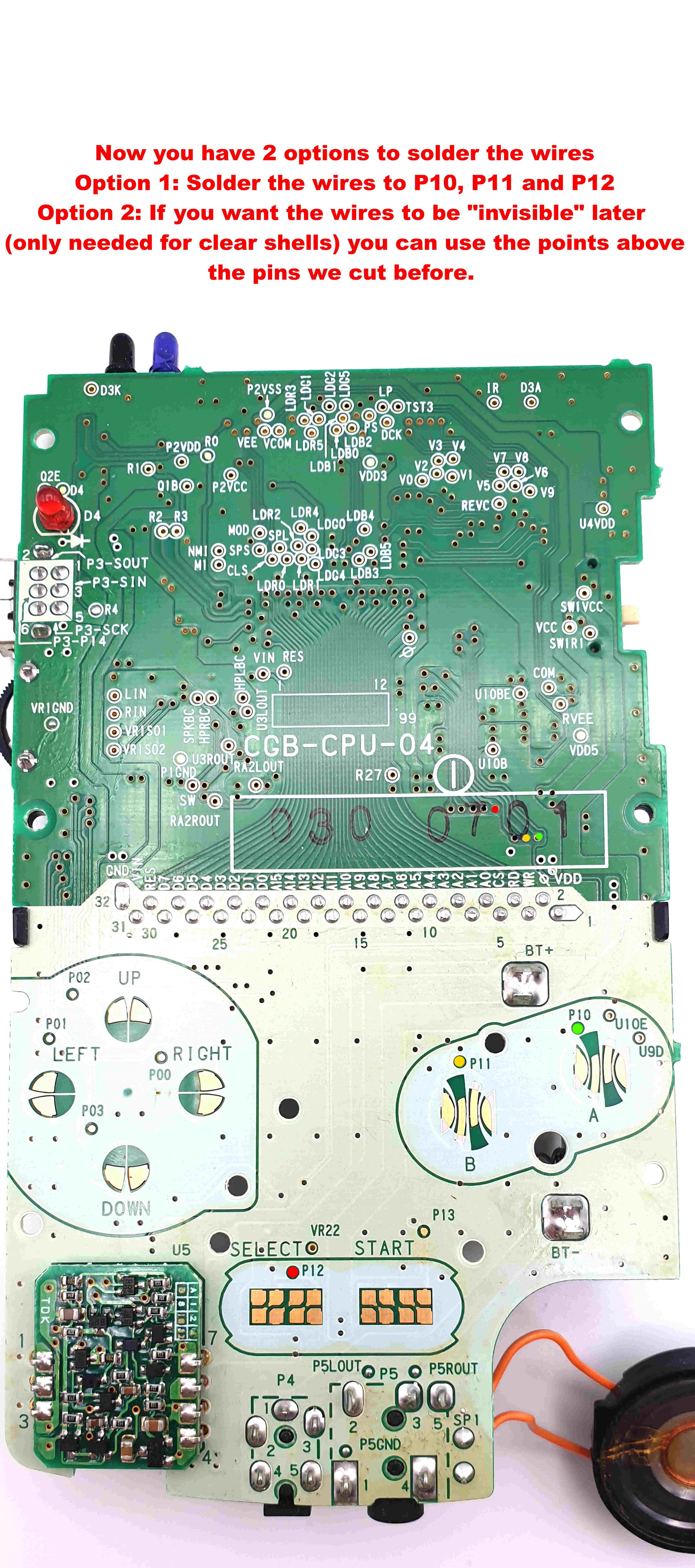 GameBoy Color: Q5 OSD V2 Display Kit