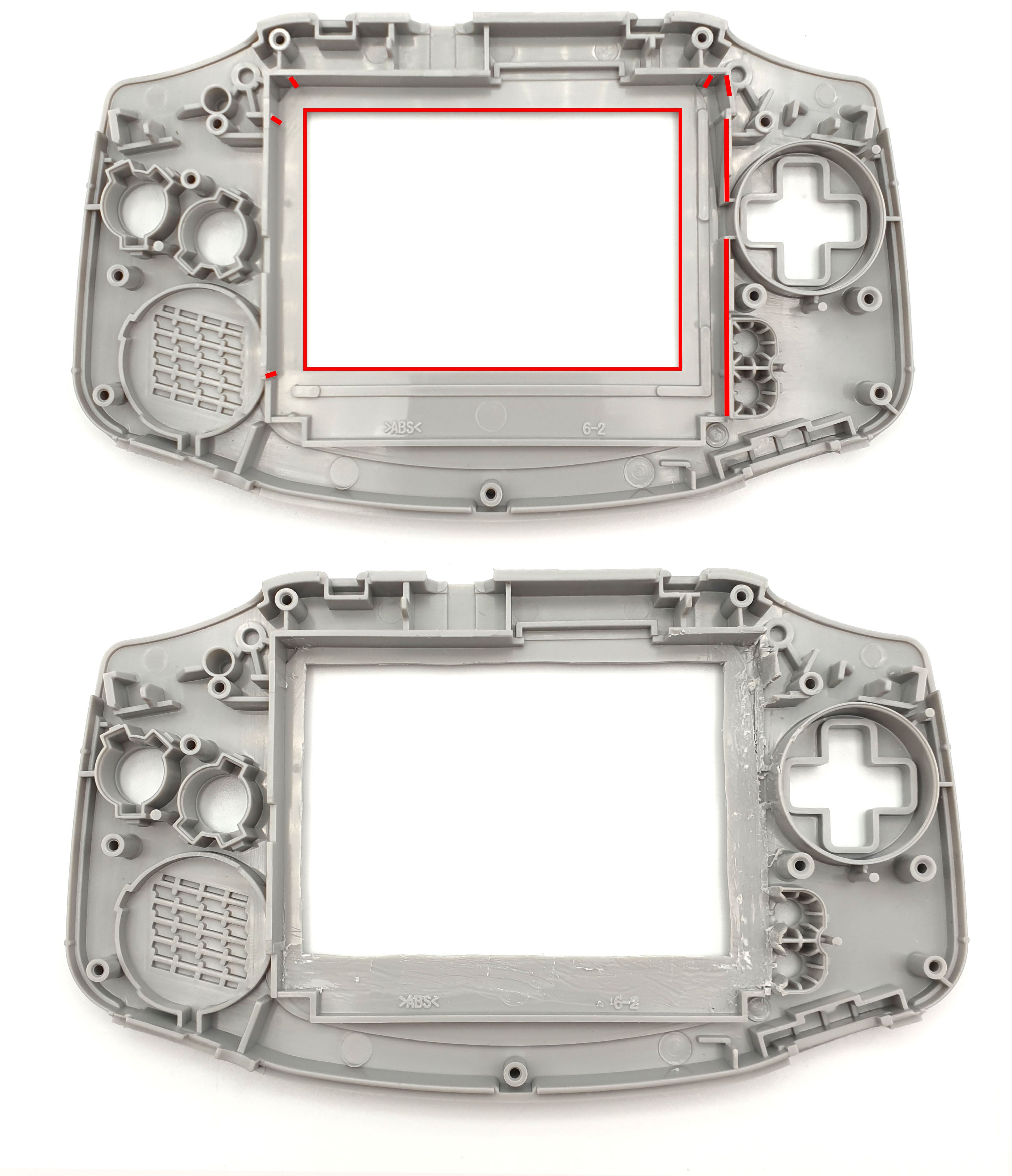Game Boy Advance: kit de pantalla de TV 2 en 1 IPS V2