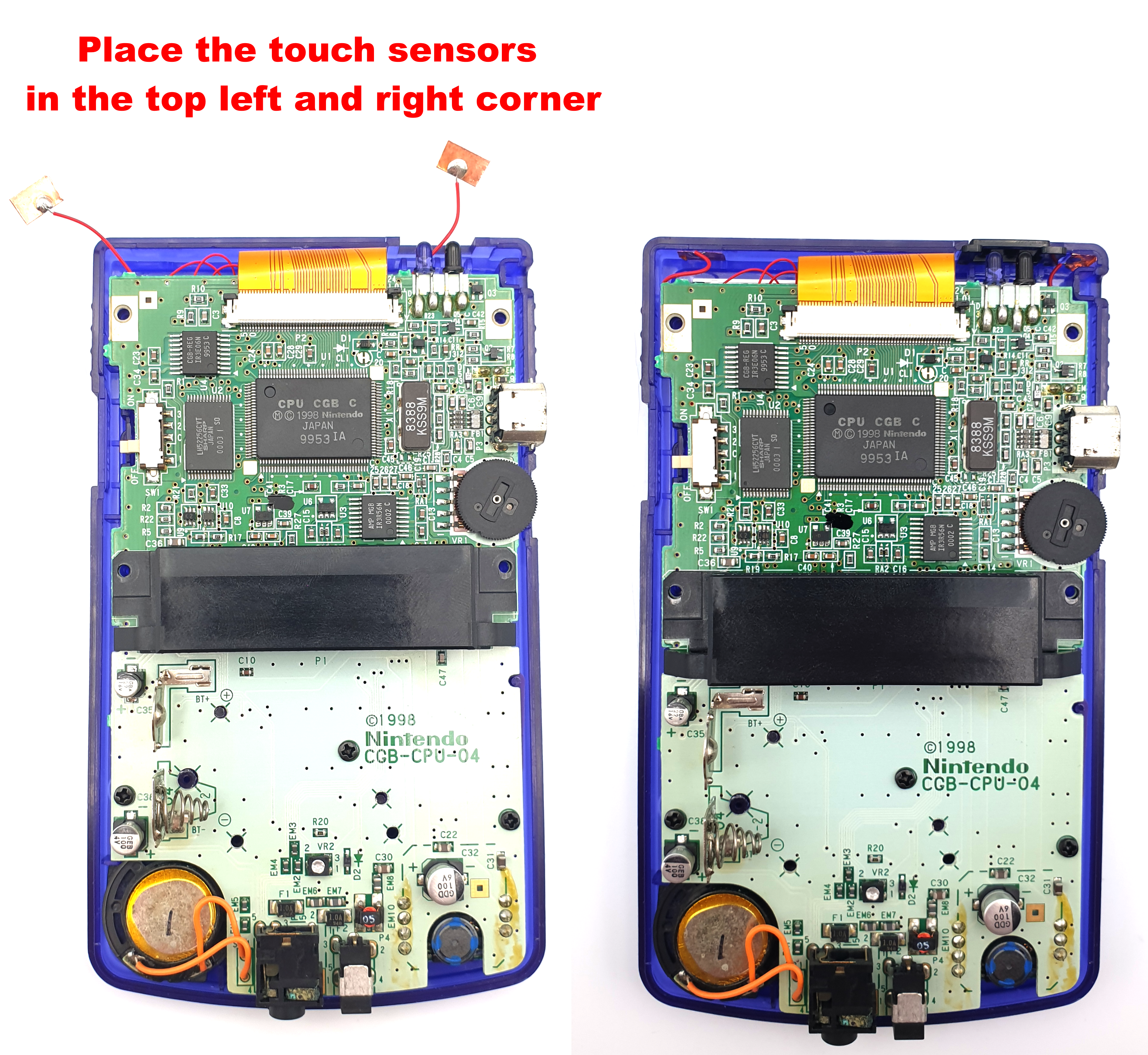 GameBoy Color: Q5 OSD V2 Display Kit