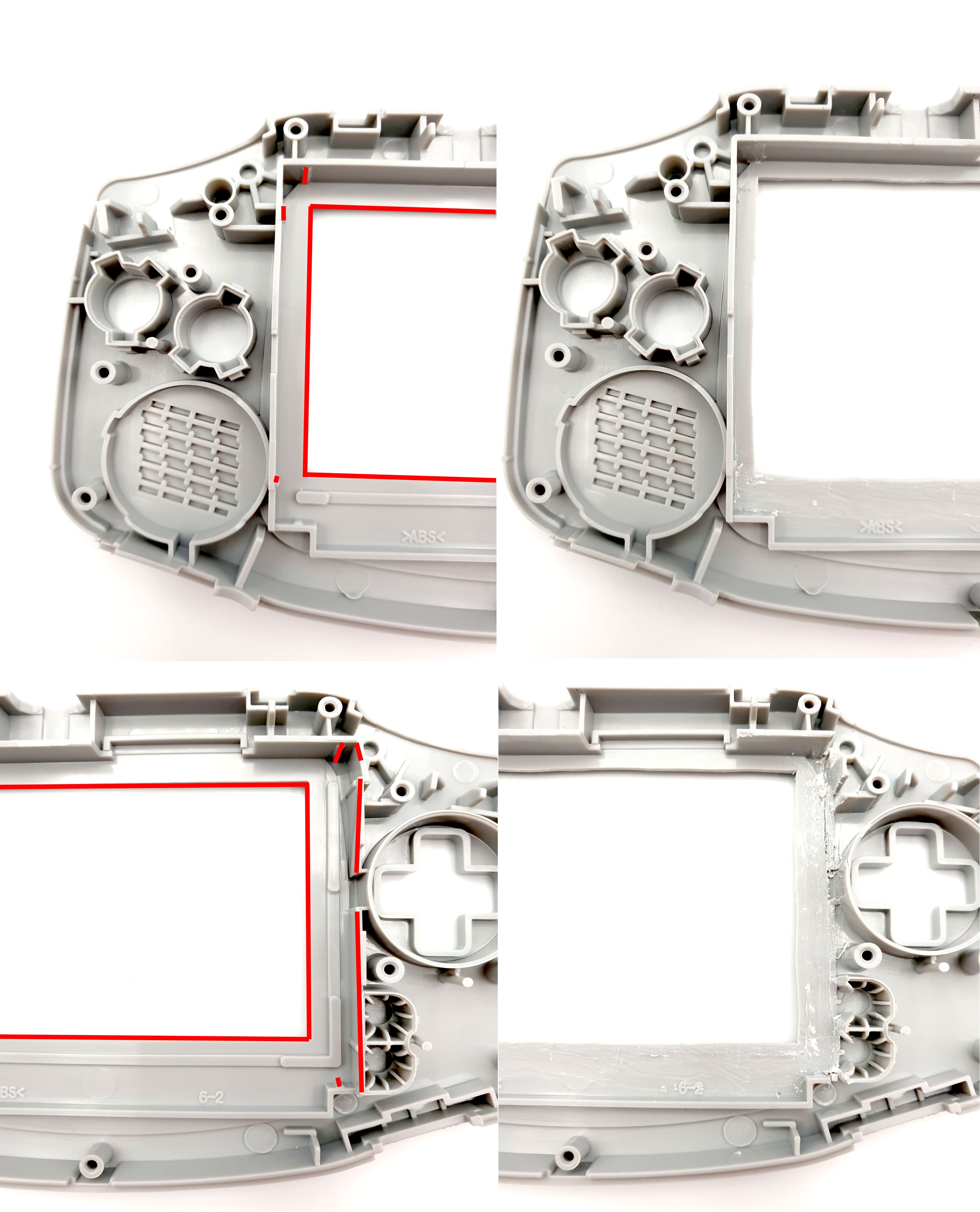 Game Boy Advance: kit de pantalla de TV 2 en 1 IPS V2