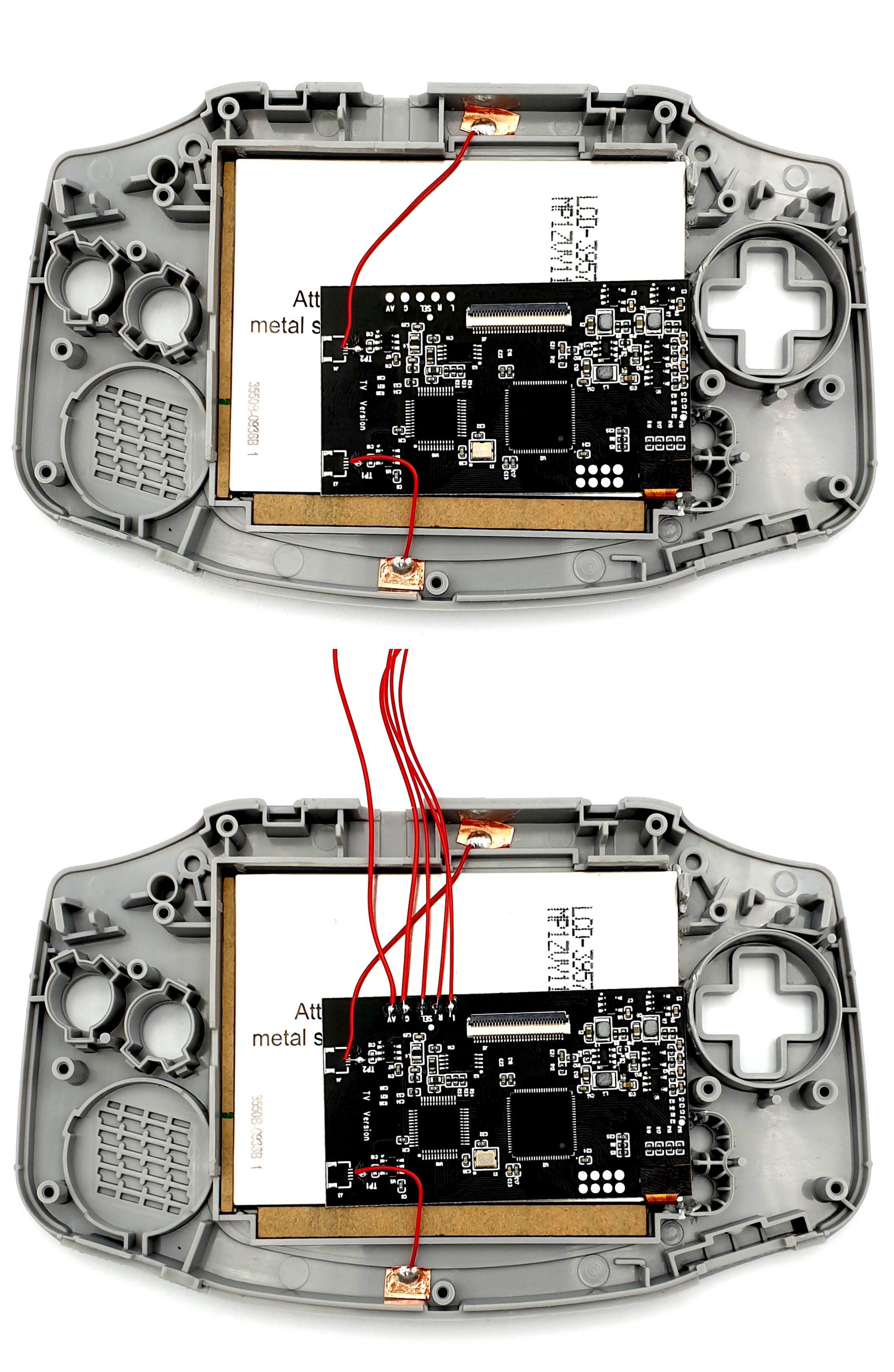 Game Boy Advance: kit de pantalla de TV 2 en 1 IPS V2