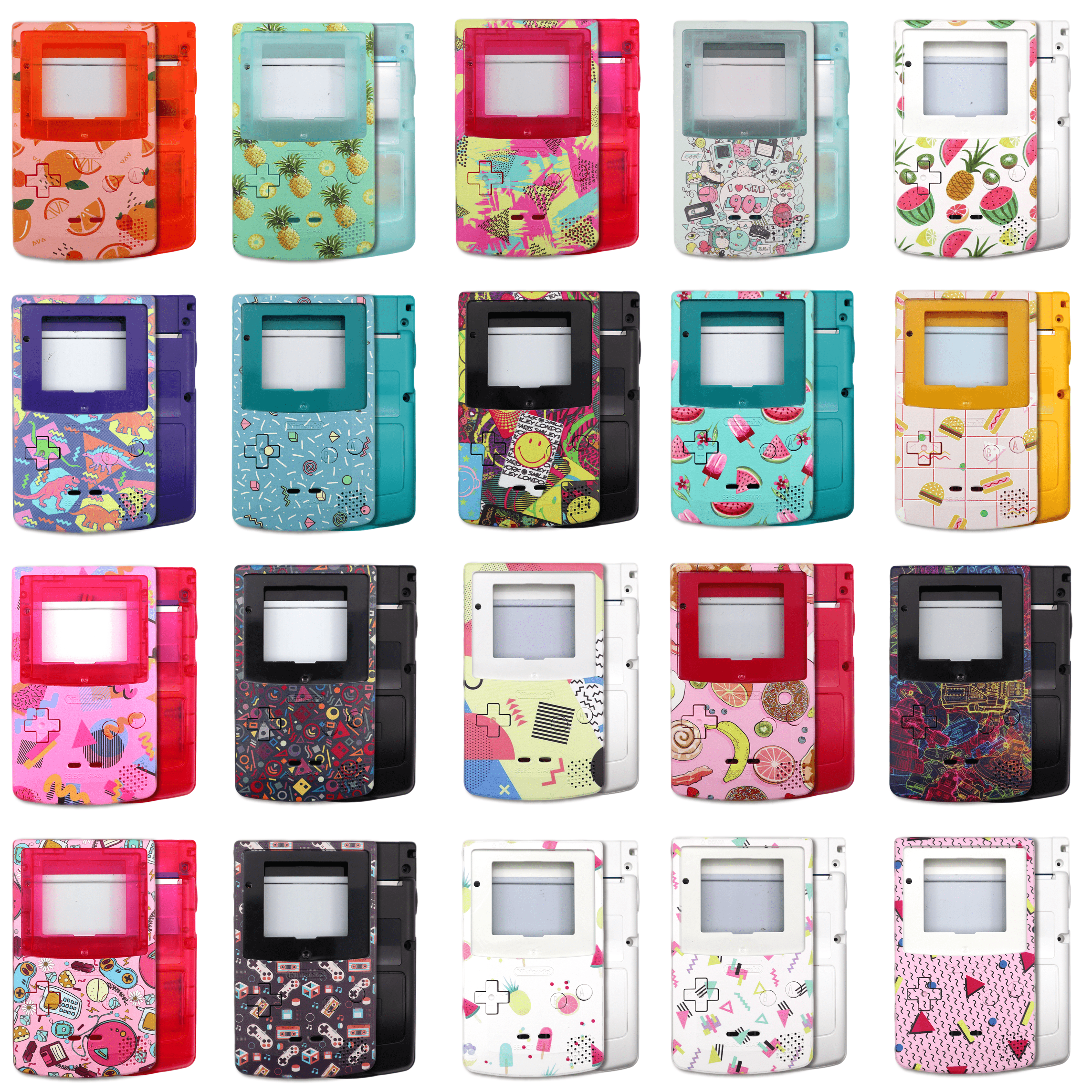 Gameboy Color: Gehäuse 90s (UV Druck)