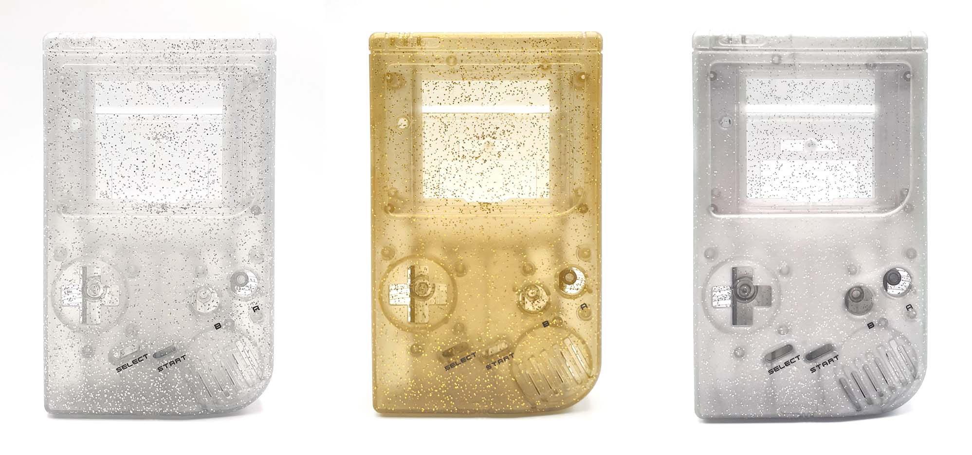 GameBoy Classic: Gehäuse Glittery Style (By Retro Modding)