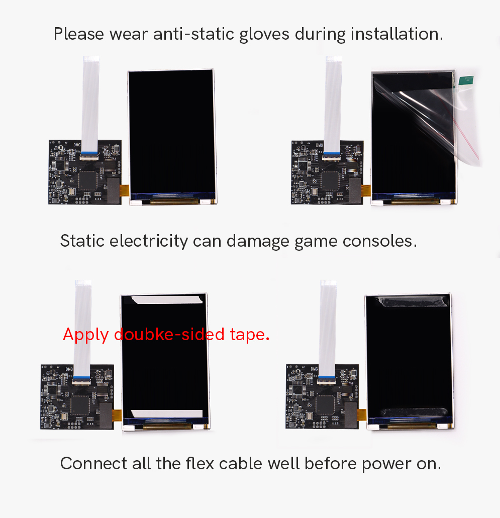 GameBoy Classic: IPS V5 TV Display Kit