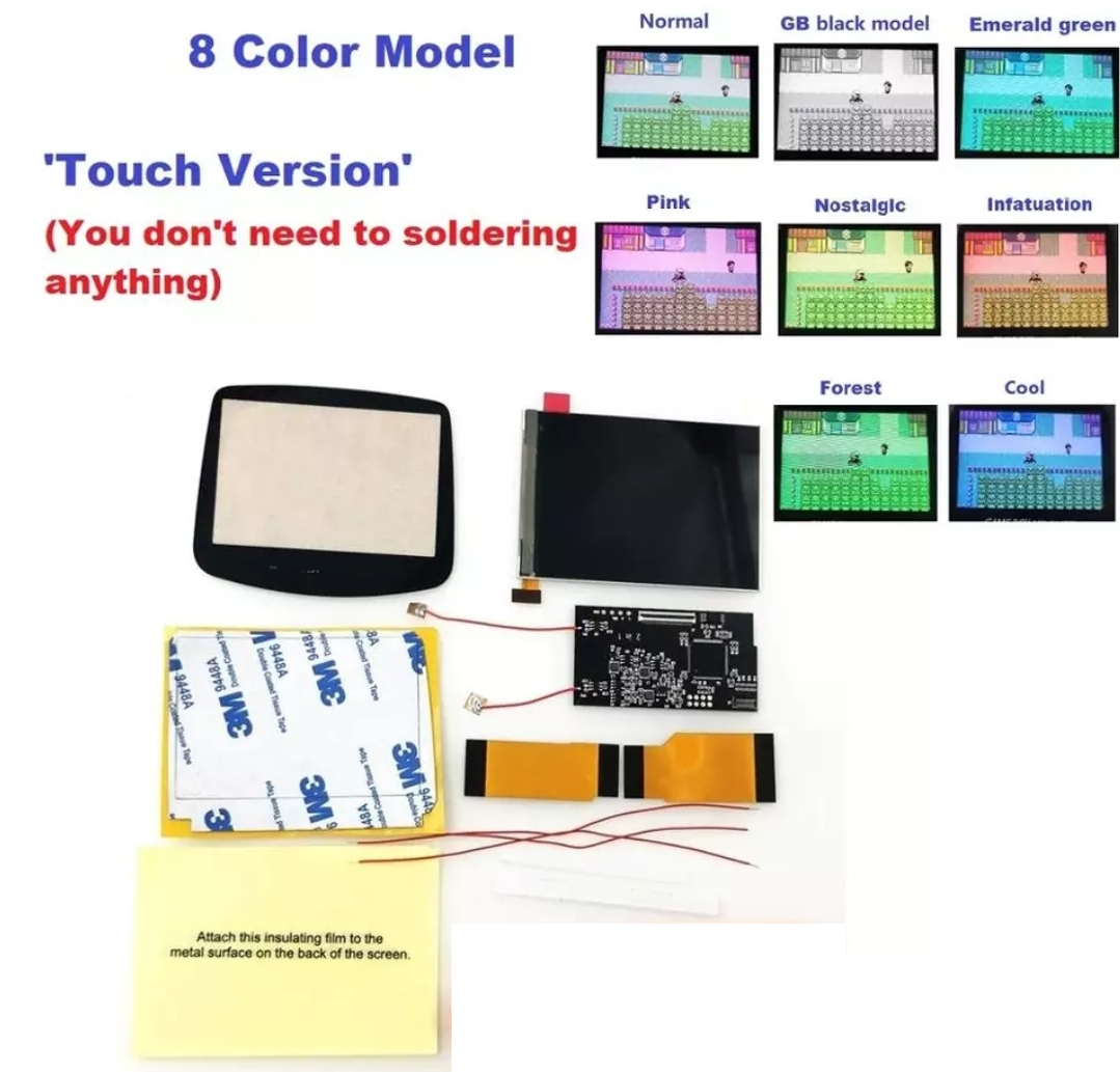 GameBoy Advance: 2in1 IPS V2 Display Kit
