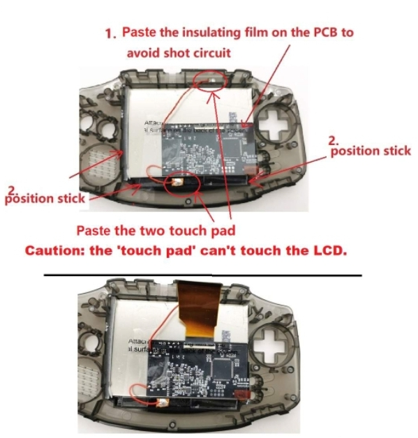 GameBoy Advance: 2in1 IPS V2 Display Kit