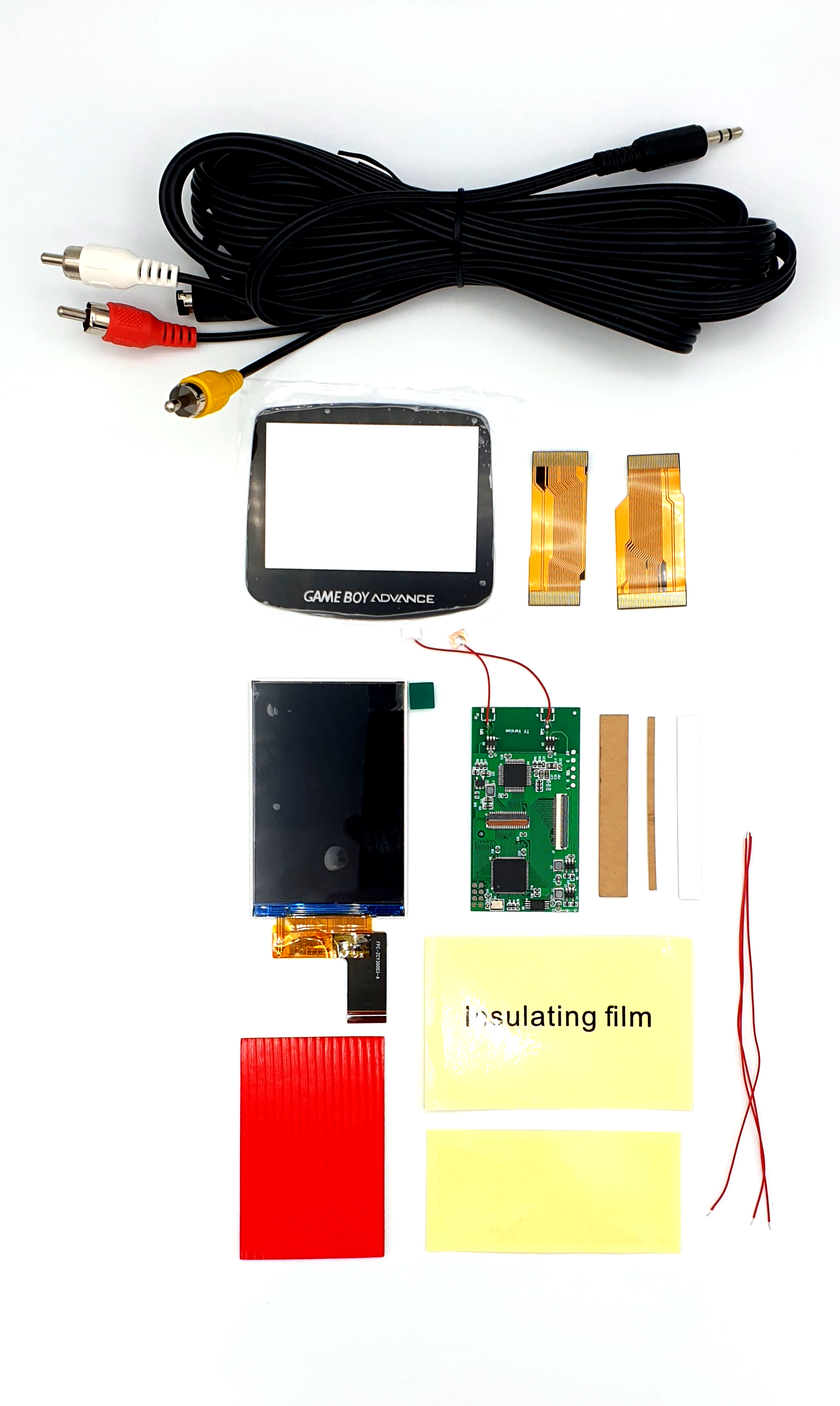 GameBoy Advance: 2in1 Drop In IPS TV Display Kit