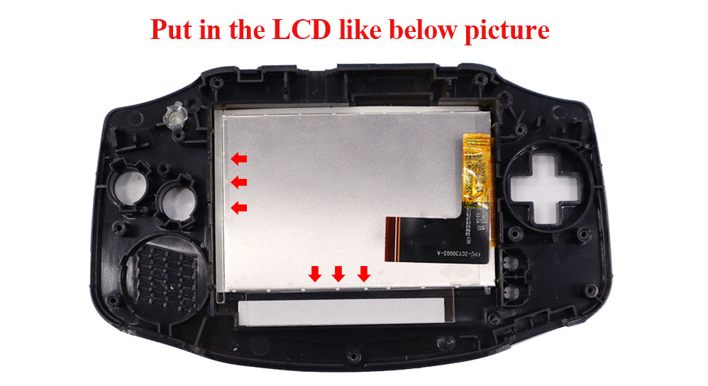 GameBoy Advance: 2in1 Drop In IPS TV Display Kit