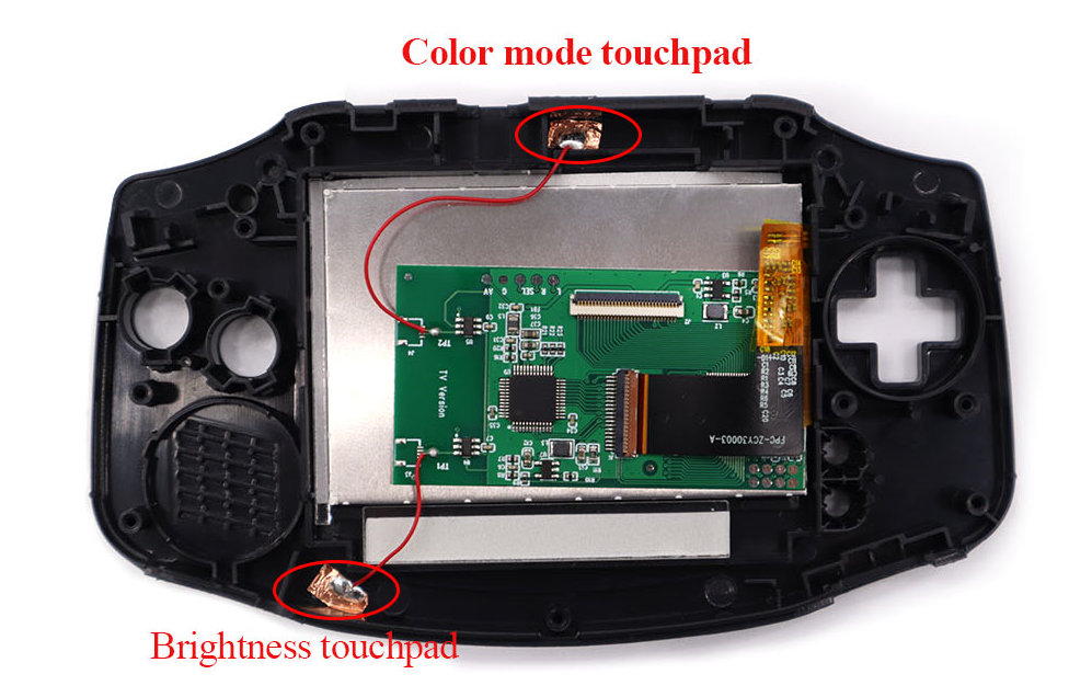 GameBoy Advance: 2in1 Drop In IPS TV Display Kit