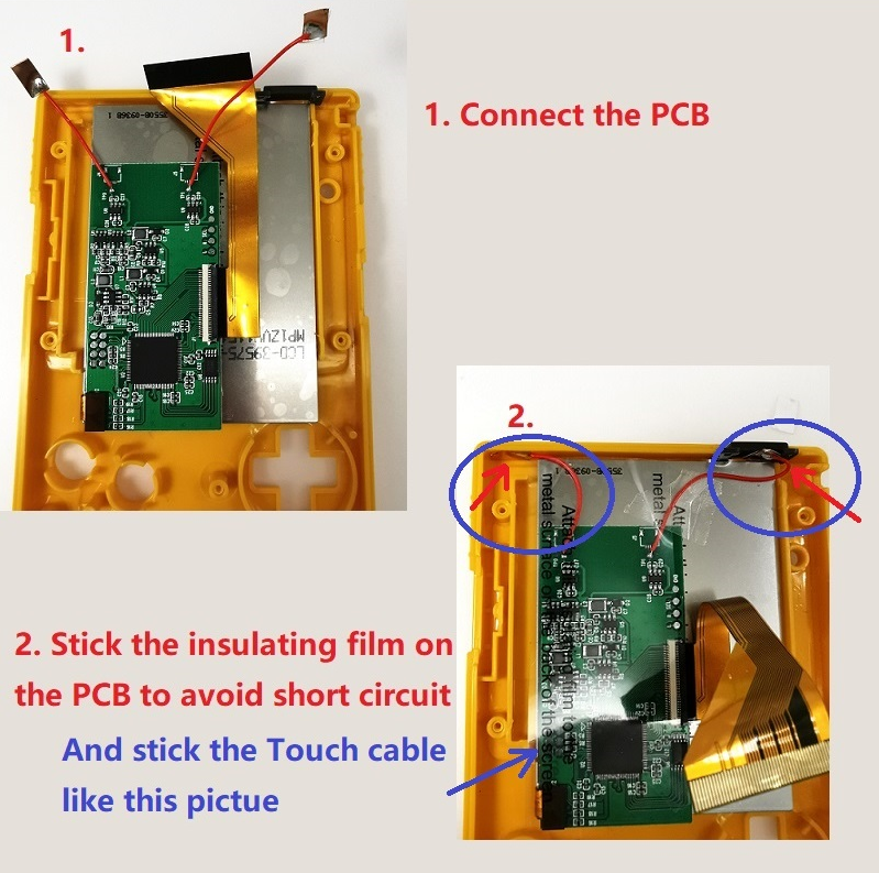 GameBoy Color: 2in1 IPS V2 Display Kit