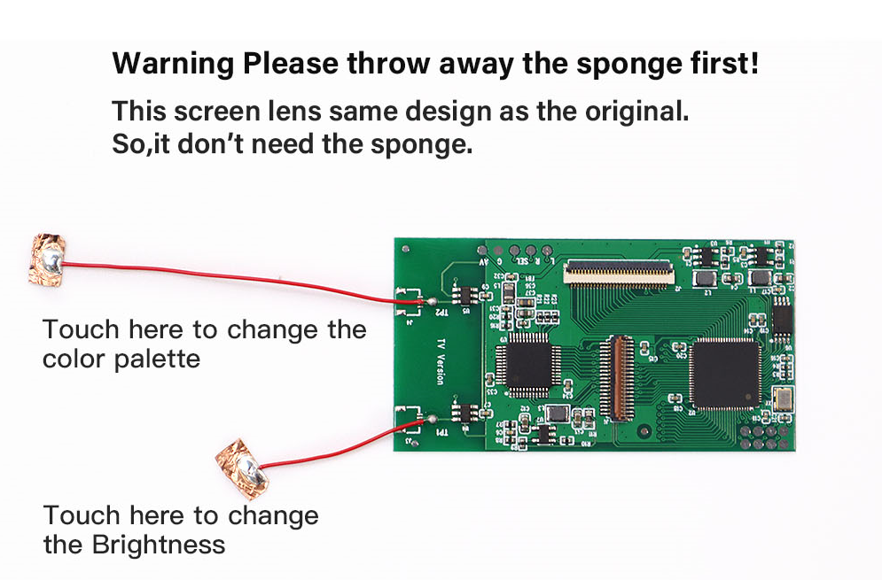 GameBoy Advance SP: 2in1 IPS Drop In Display Kit