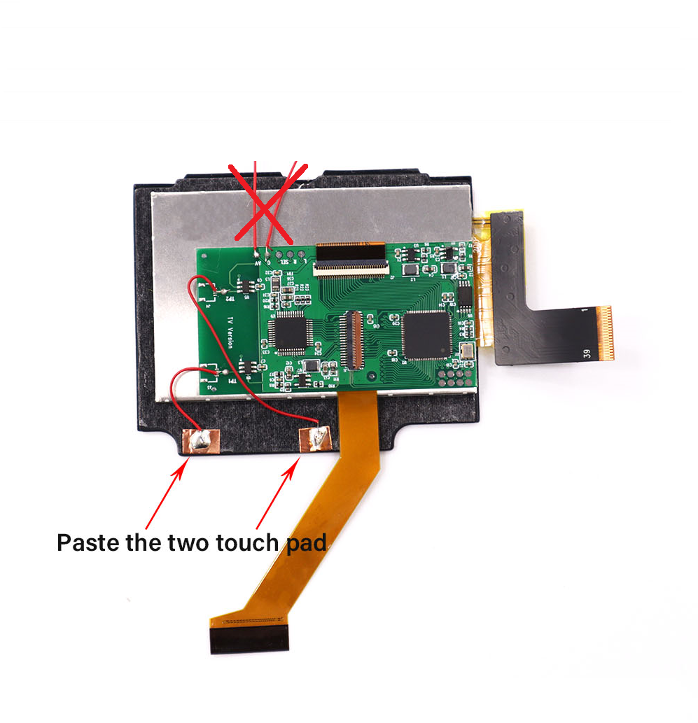 GameBoy Advance SP: 2in1 IPS Drop In Display Kit