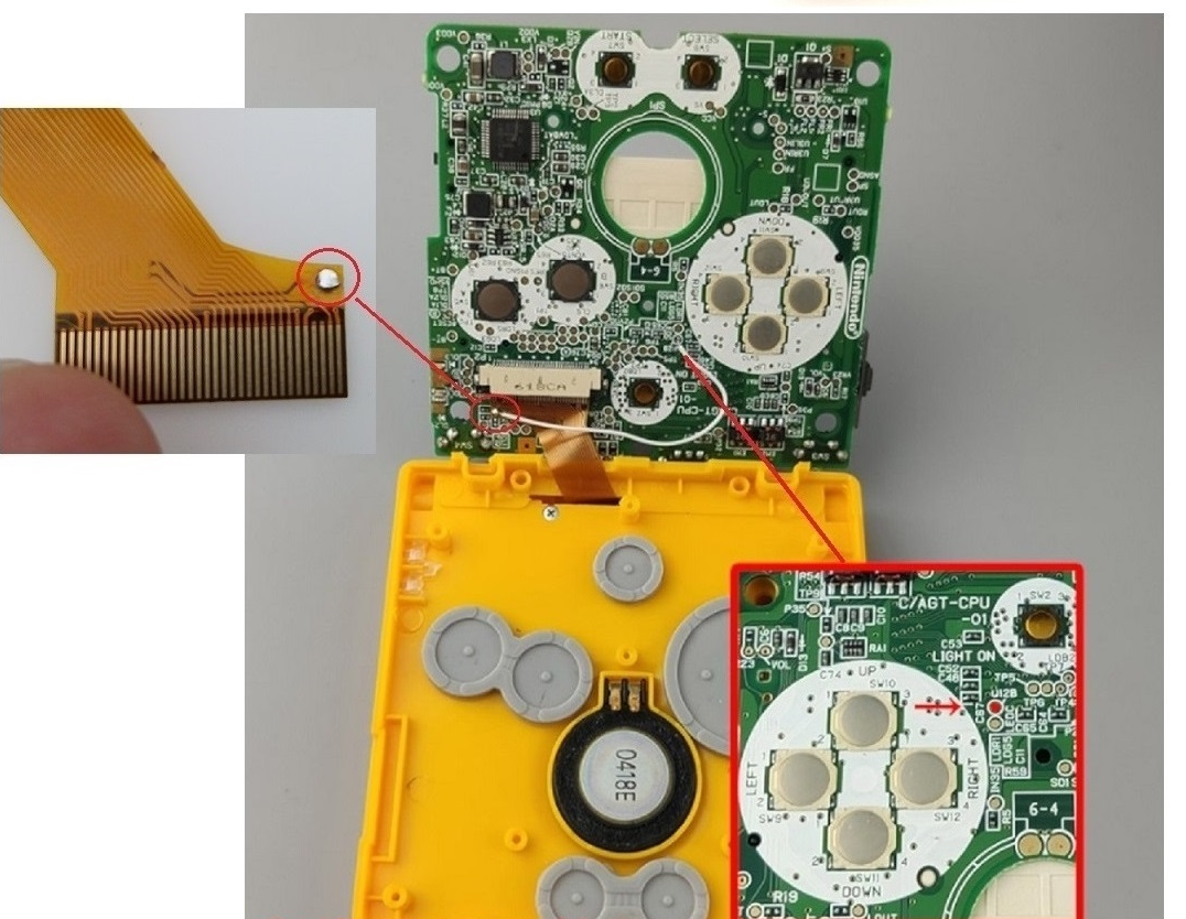 GameBoy Advance SP: 2in1 IPS Drop In Display Kit