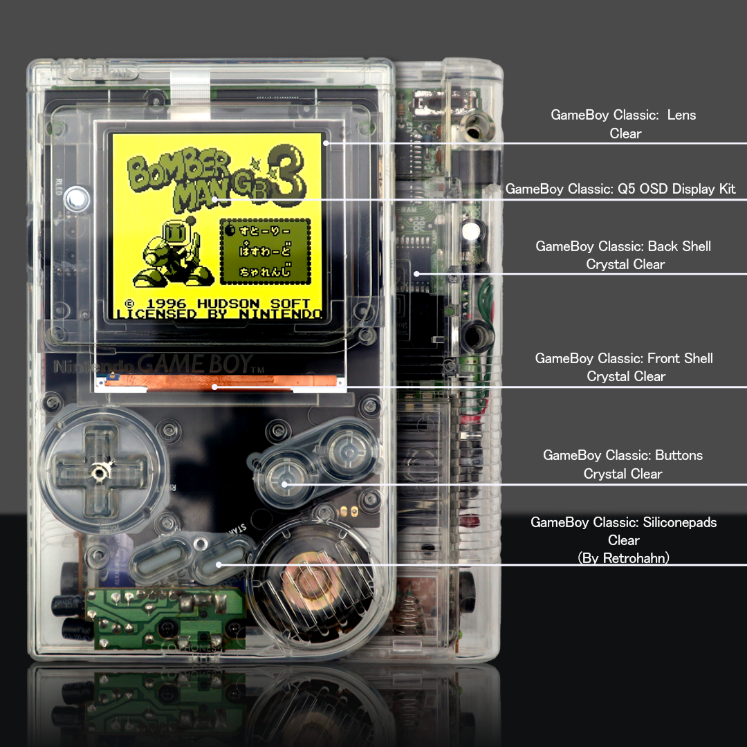 GameBoy Classic / Q5 OSD Mod / By Retrohahn