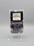 Nintendo GameBoy Classic (DMG) Custom Konsole – Clear/Transparent mit Q5 OSD IPS Display Mod