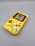 Nintendo GameBoy Classic (DMG) Custom Konsole – Pokémon Pikachu Edition mit Q5 OSD Display Mod & Silikonknöpfen