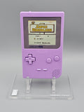 Nintendo GameBoy Pocket Custom Konsole – Pastell-Lila (Lavendel) mit OSD V2 Display Mod & Echtglas-Scheibe