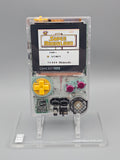 Nintendo GameBoy Pocket Custom Konsole – Glasklar (Clear) mit OSD V2 Display Mod & Retro-Buttons