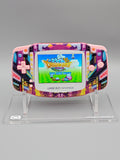 Nintendo Game Boy Advance Custom – Neon Tokyo Edition mit 3,0" Drop-In 720x480 IPS Display Mod