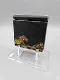 Nintendo Game Boy Advance SP Custom – Great Wave Gold Edition mit 3.0" Laminated IPS Display Mod