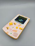 Nintendo GameBoy Color Custom Konsole – Fast Food Diner Edition mit 2.8" Laminated IPS Display Mod
