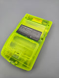 Nintendo GameBoy Color Custom Konsole – Pokémon Pikachu Edition mit Q5 OSD V2 Display Mod & Lime Shell