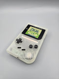 Nintendo GameBoy Classic Custom – Frosted Glow Edition mit Q5 OSD Display Mod & LED-Effekt