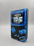 Nintendo GameBoy Classic Custom – Black Neon Clean Edition (Q5 OSD Display Mod)