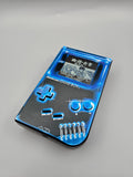 Nintendo GameBoy Classic Custom – Black Neon Clean Edition (Q5 OSD Display Mod)