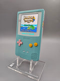 Nintendo GameBoy Color Custom – Pastell Mint Edition (Laminated AMOLED Touch)