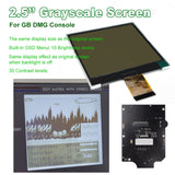 GameBoy Classic: 2,5" Grayscale LCD Display Kit (By Hispeedido)