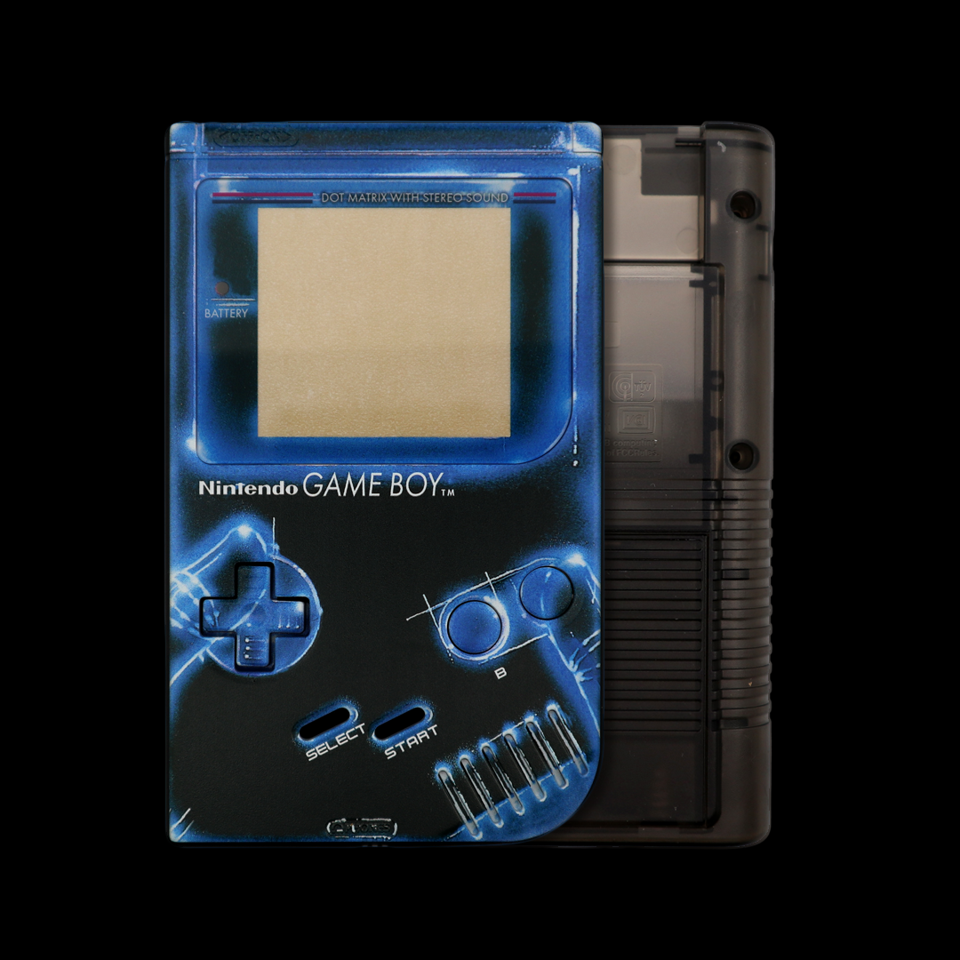 GameBoy Classic: Gehäuse Black Neon (By Santiago Merino)