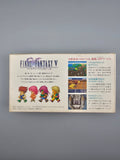 Final Fantasy V 5 SFC SNES Japan Import OVP Modul Inlay JRPG Squaresoft - Ersatzteile von Retrohahn für Gameboy Modding
