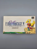 Final Fantasy V 5 SFC SNES Japan Import OVP Modul Inlay JRPG Squaresoft - Ersatzteile von Retrohahn für Gameboy Modding