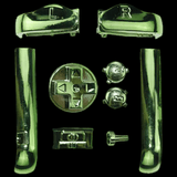 GameBoy Advance: Chrome Knöpfe (By Cloud Game Store) Green - Ersatzteile von Retrohahn für Gameboy Modding