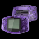 GameBoy Advance: Gehäuse (By eXtremeRate) Clear Purple - Ersatzteile von Retrohahn für Gameboy Modding