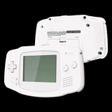 GameBoy Advance: Gehäuse (By eXtremeRate) White (White Buttons) - Ersatzteile von Retrohahn für Gameboy Modding