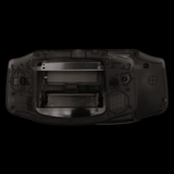 GameBoy Advance: Gehäuse (For Laminated And IPS V2 Display) Clear Black - Ersatzteile von Retrohahn für Gameboy Modding