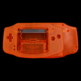 GameBoy Advance: Gehäuse (For Laminated And IPS V2 Display) Clear Orange - Ersatzteile von Retrohahn für Gameboy Modding