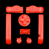 GameBoy Advance: Knöpfe (By Cloud Game Store) Clear Red - Ersatzteile von Retrohahn für Gameboy Modding