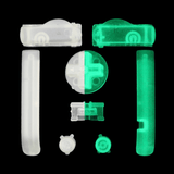 GameBoy Advance: Knöpfe (By Cloud Game Store) GITD Clear White - Ersatzteile von Retrohahn für Gameboy Modding