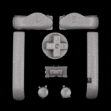 GameBoy Advance: Knöpfe (By Cloud Game Store) Silver - Ersatzteile von Retrohahn für Gameboy Modding